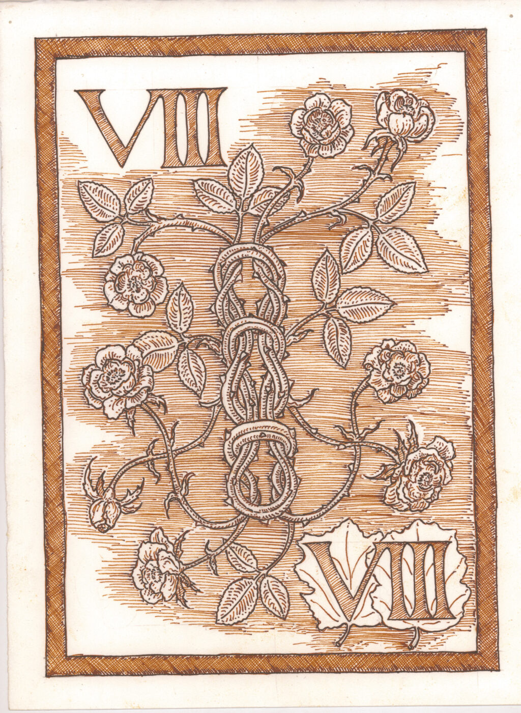 The Burt Tarot, Eight of Flowers