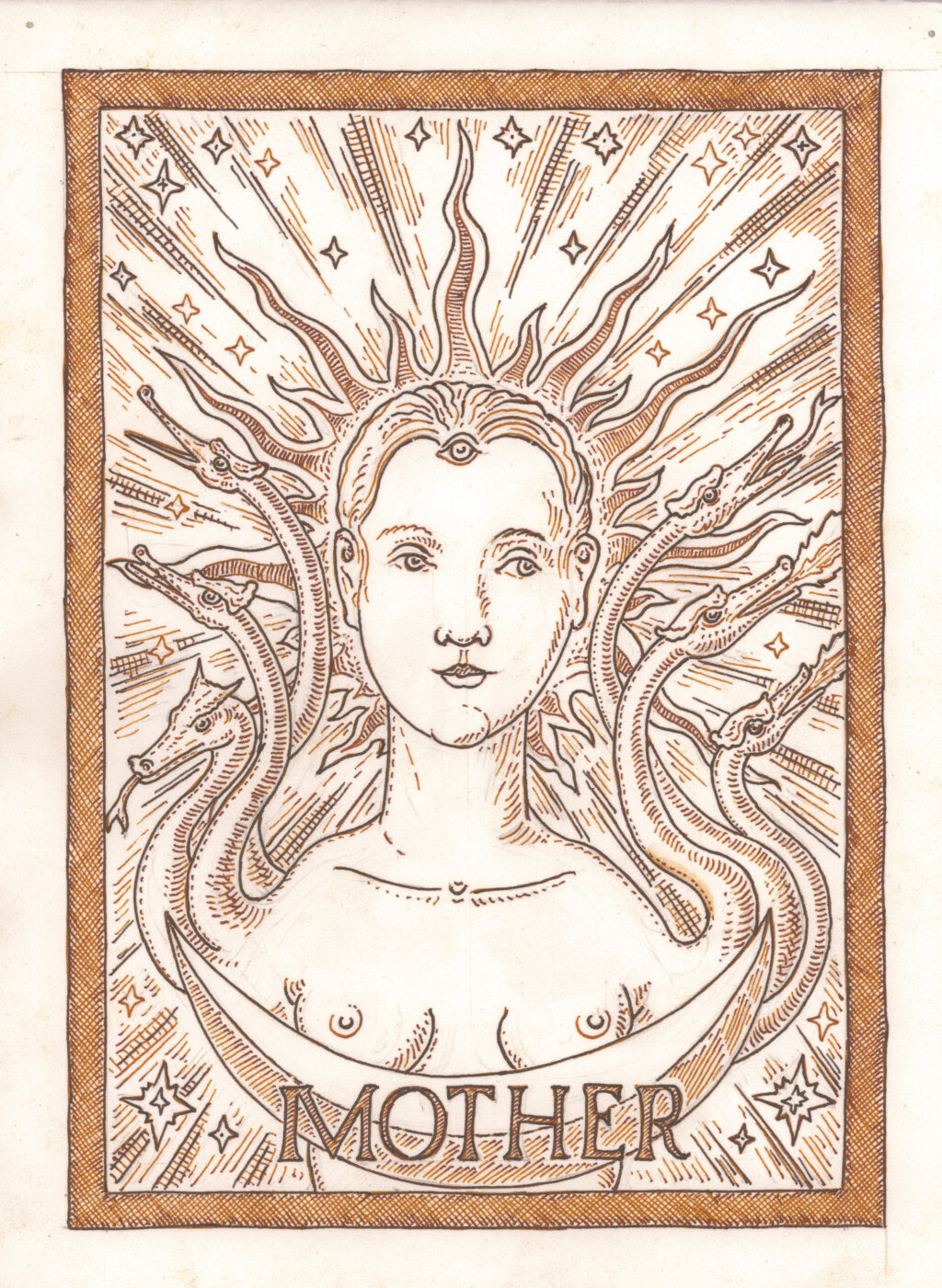 The Burt Tarot, Mother of Dragons