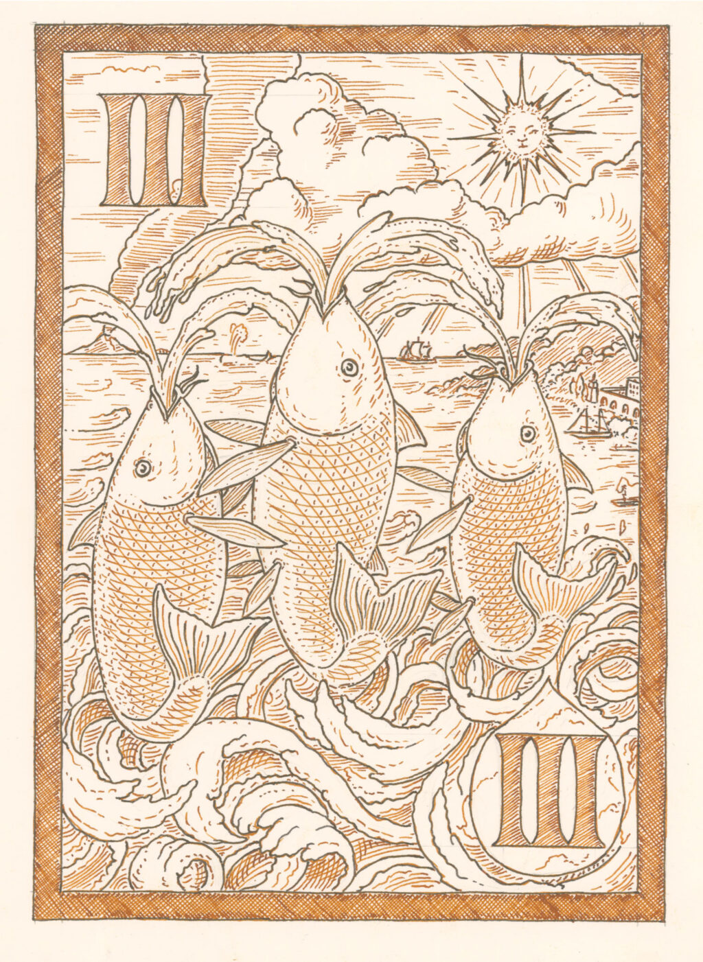 The Burt Tarot, Three of Fish