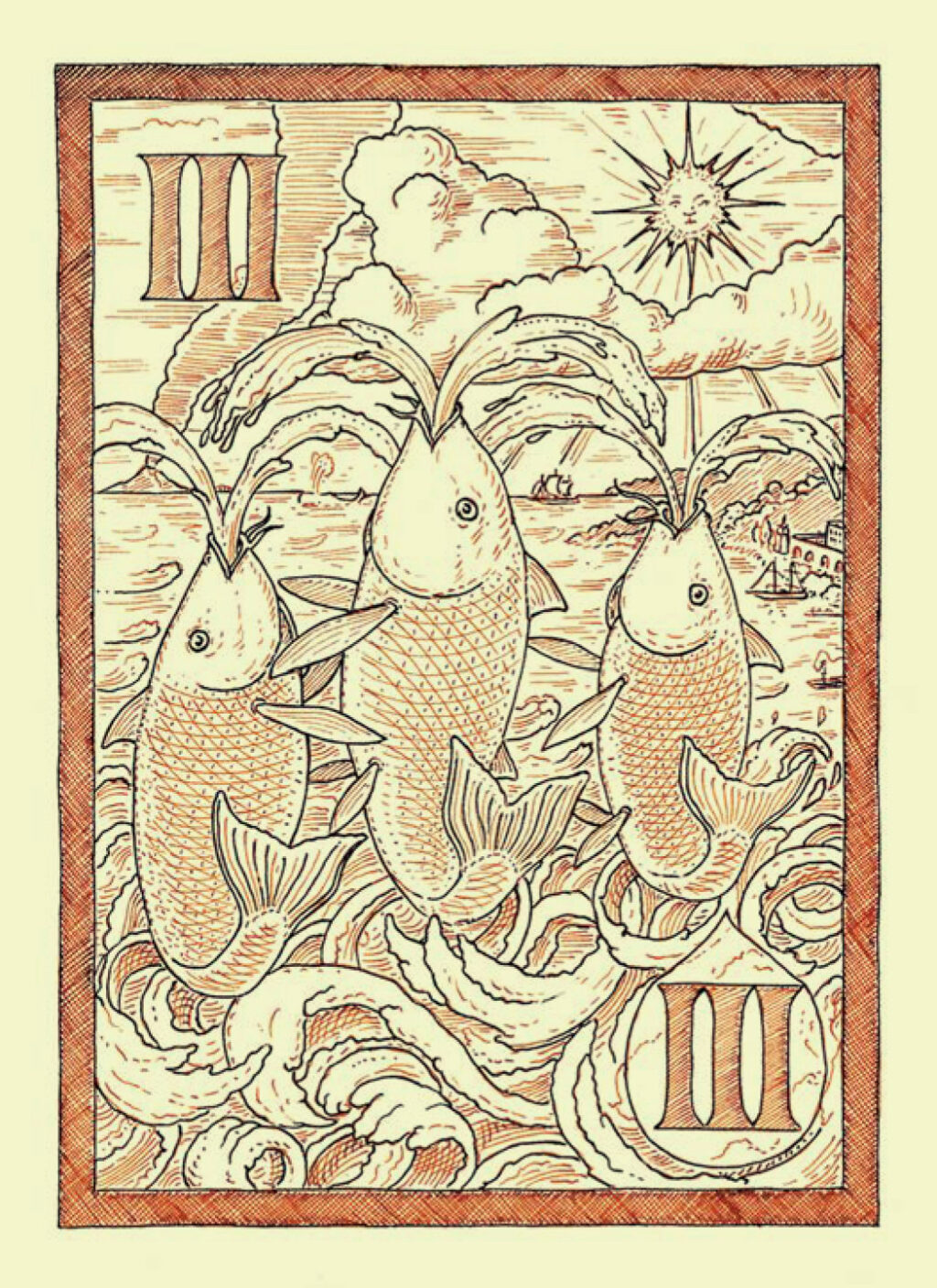 The Burt Tarot, Three of Fish