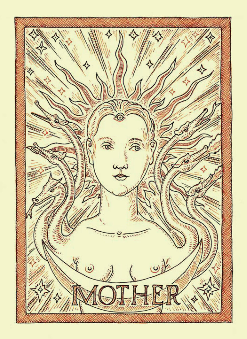 The Burt Tarot, Mother of Dragons