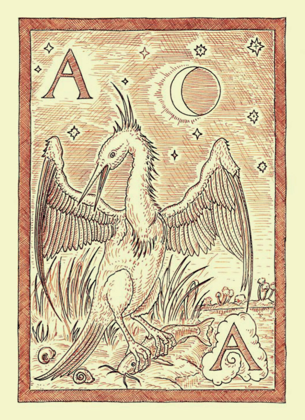 The Burt Tarot, Ace of Birds